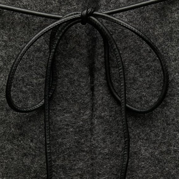 NWT ZARA BELTED CROPPED KNIT COAT S, M 5755 - Picture 9 of 11